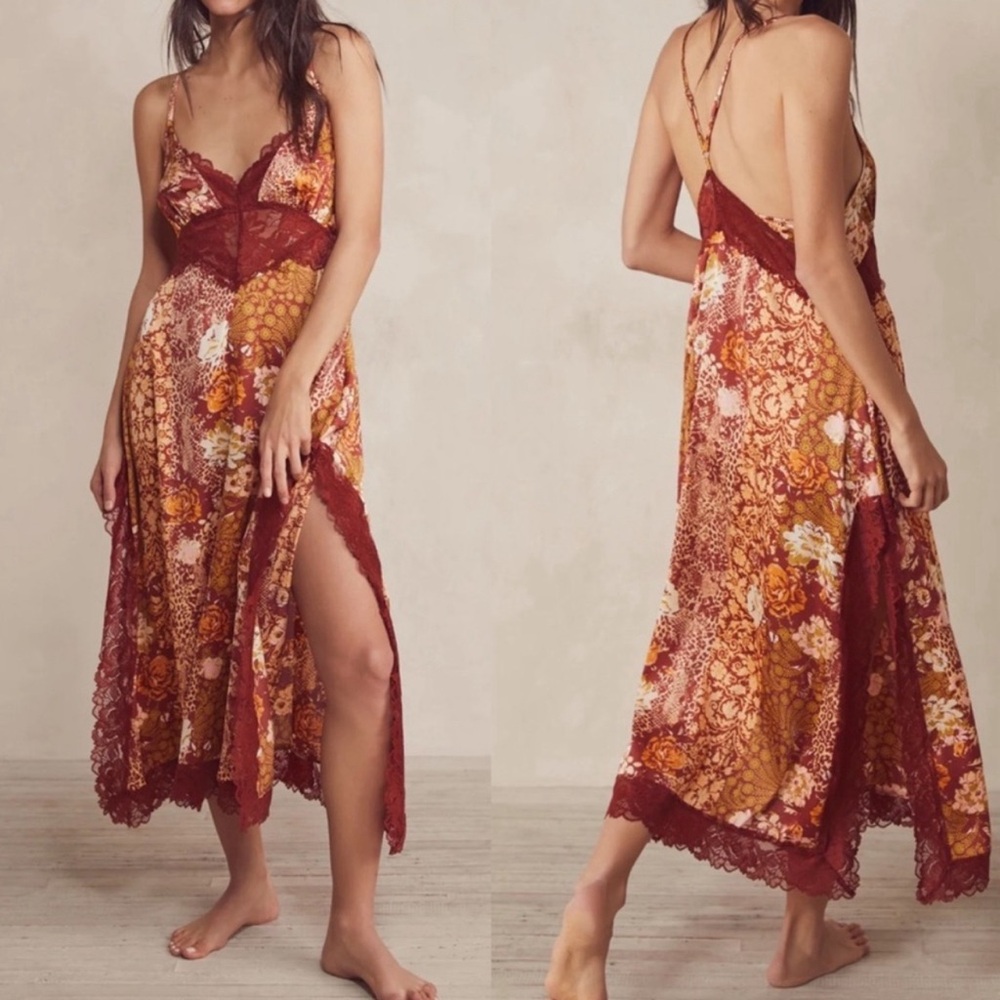 Right Now Midi Slip Dress